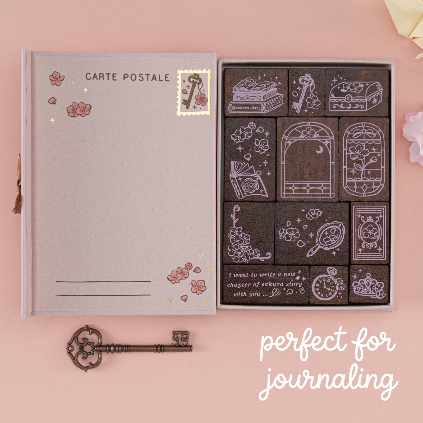 Tsuki ‘Sakura Story’ Bullet Journal Stamp Set ☾