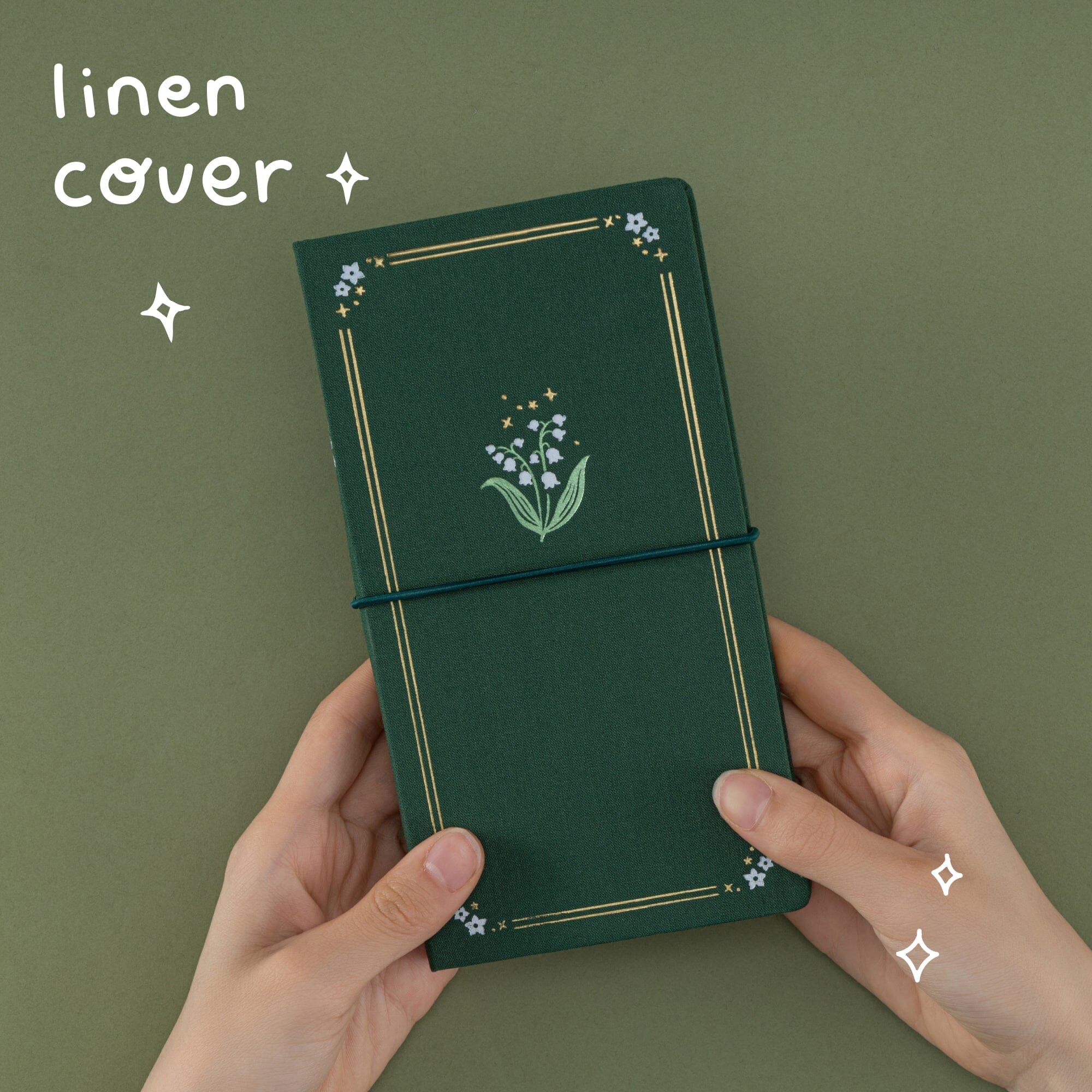 Tsuki ‘Soft Lily’ Limited Edition Luxury Travel Notebook ☾