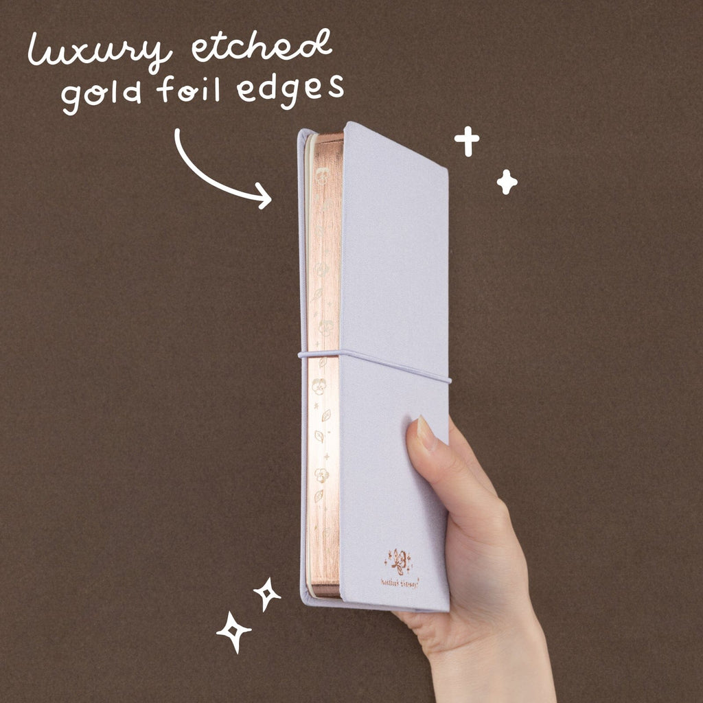 Tsuki ‘Neko Pansy’ Limited Edition Luxury Travel Notebook ☾