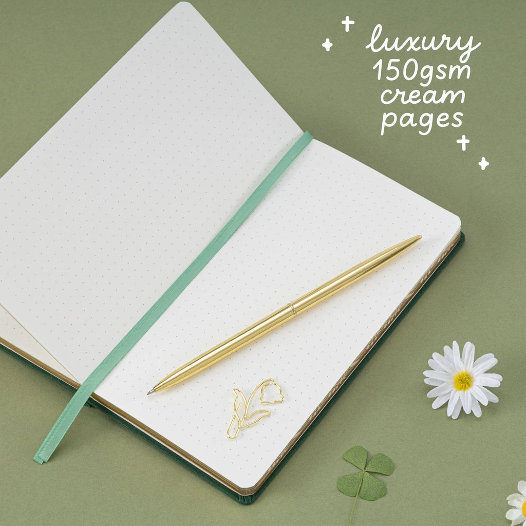 Tsuki ‘Soft Lily’ Limited Edition Luxury Travel Notebook ☾