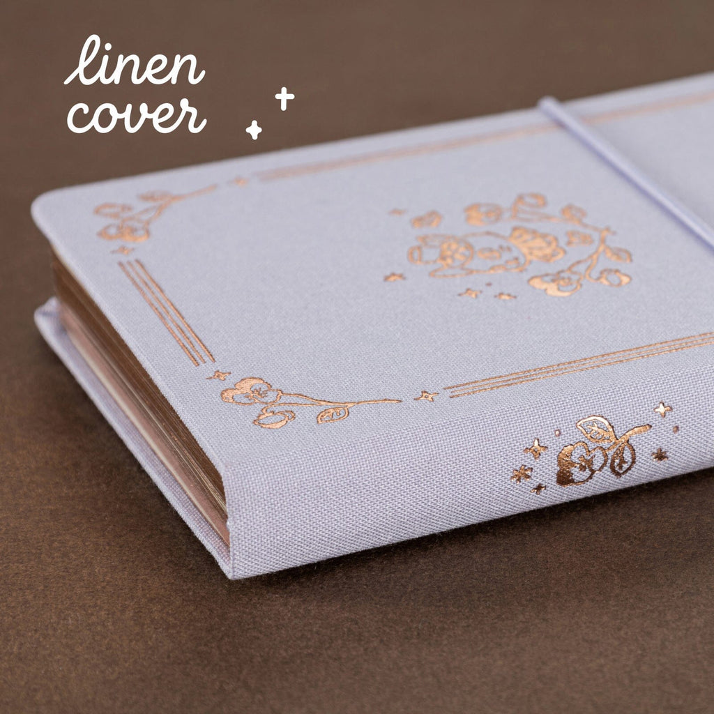 Tsuki ‘Neko Pansy’ Limited Edition Luxury Travel Notebook ☾