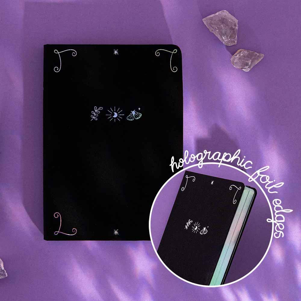 Tsuki ‘Moonlit Spell’ Limited Edition Holographic Bullet Journal ☾