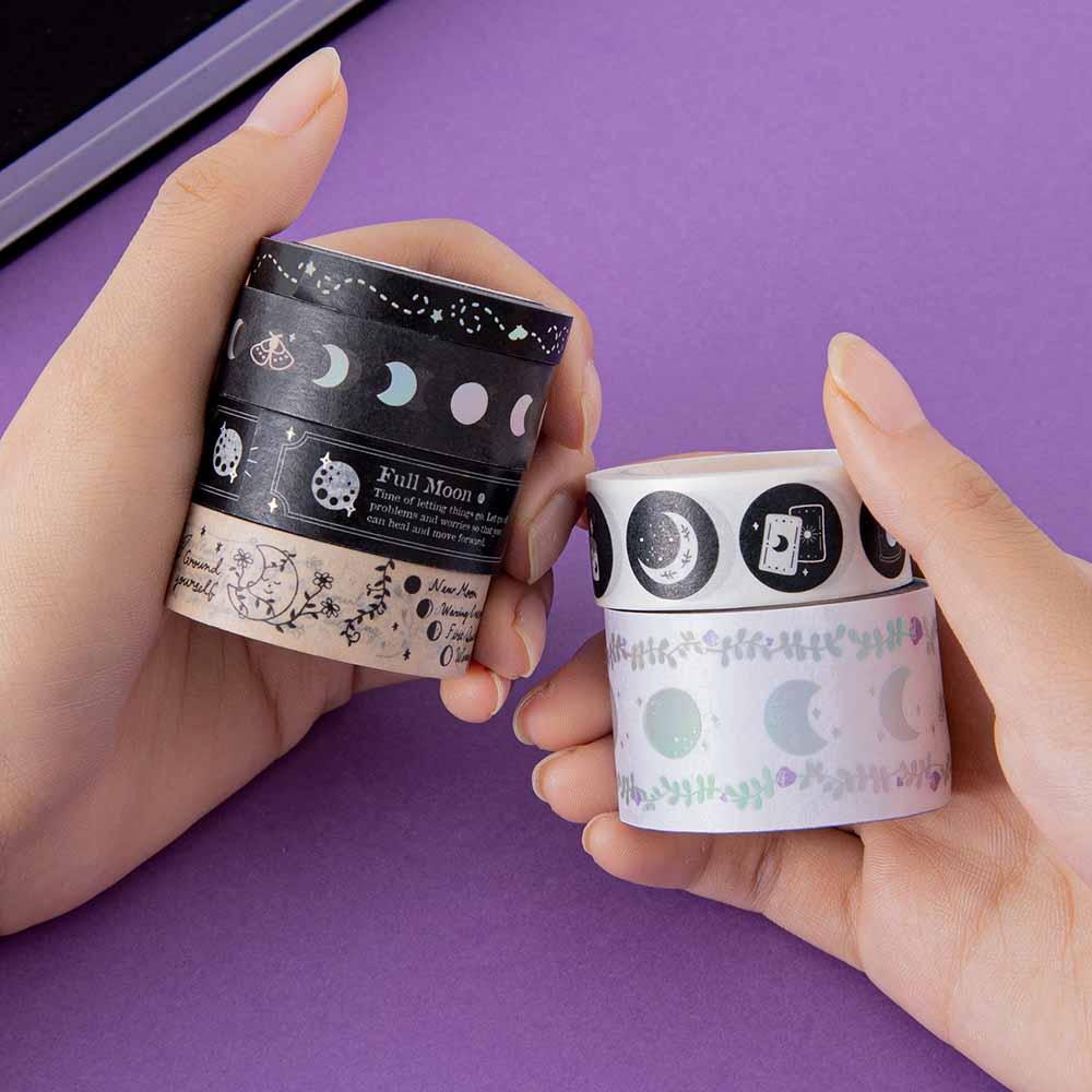 Tsuki ‘Moonlit Spells’ Washi Tapes Set ☾